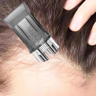 Applicateur d'Huile pour Cheveux - HairFlow™ - Gris - Cheveux chic naturels